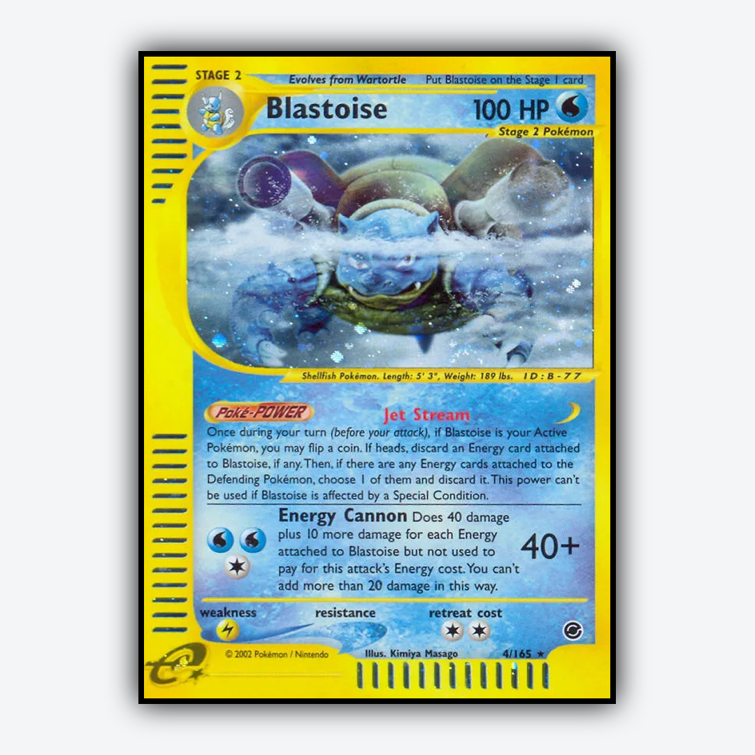 Blastoise 004/165 - Expedition Base Set - Card Rug