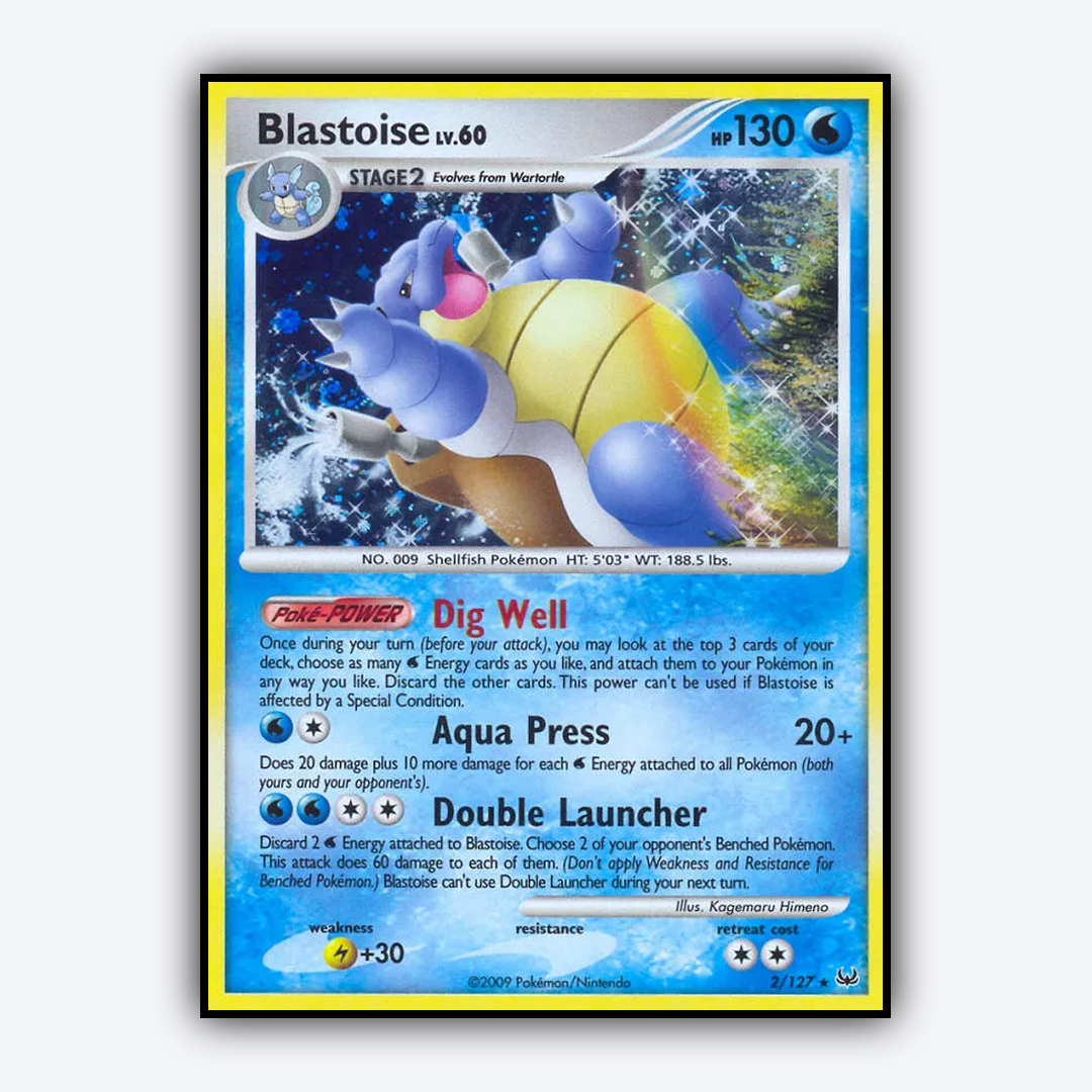 Blastoise 002/127 - Platinum Set - Card Rug