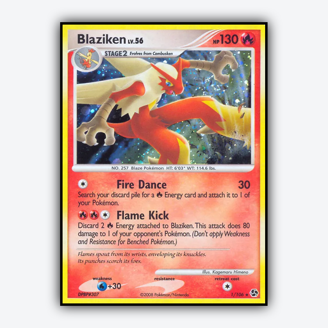 Blaziken 001/106 - Great Encounters Set - Card Rug