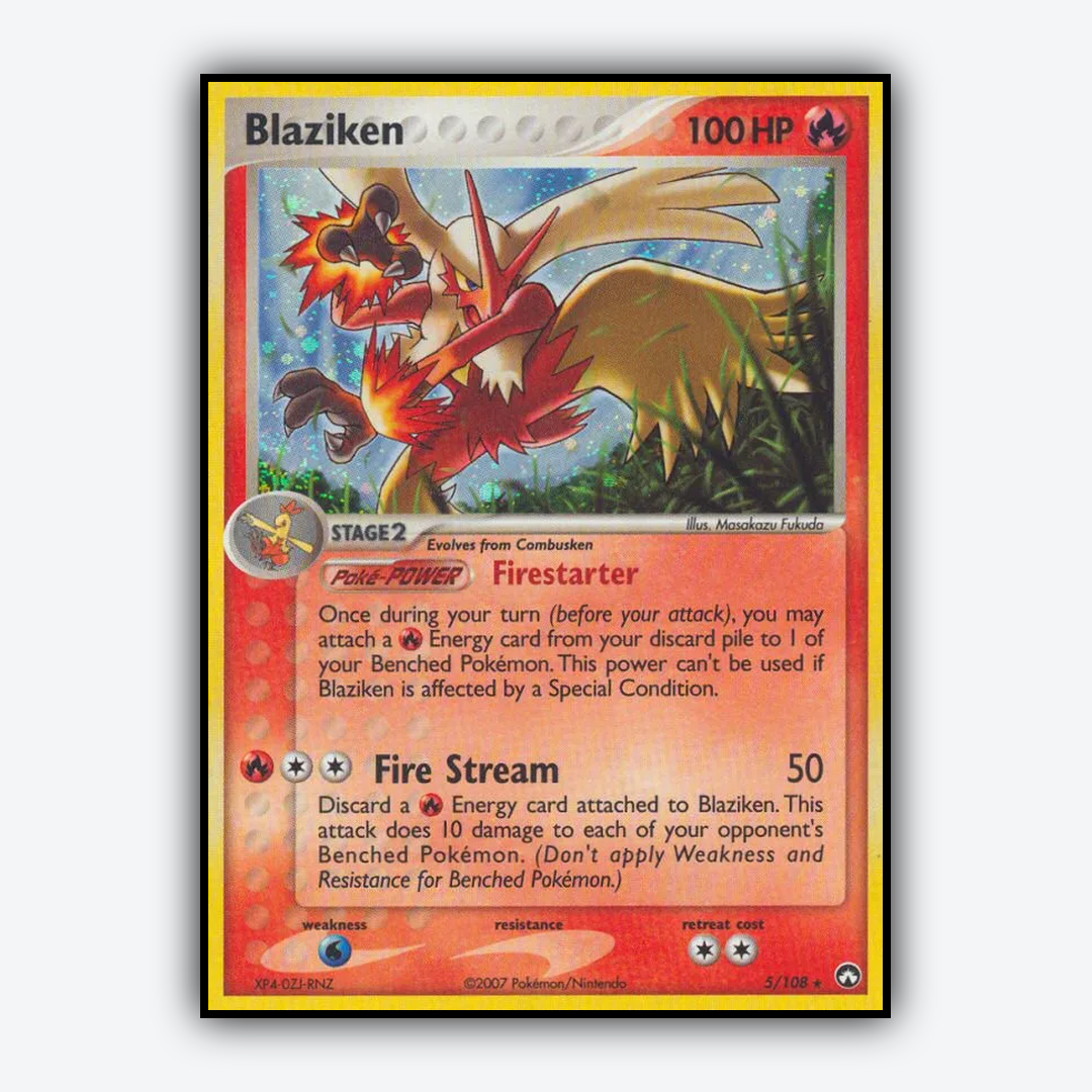 Blaziken 005/108 - Power Keepers Set - Card Rug