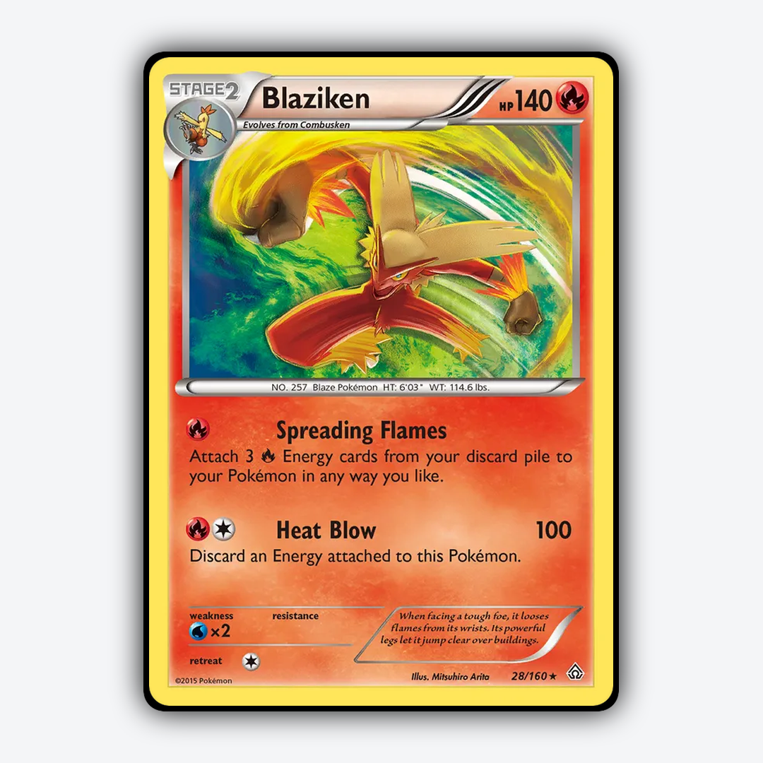 Blaziken 028/160 - Primal Clash Set - Card Rug