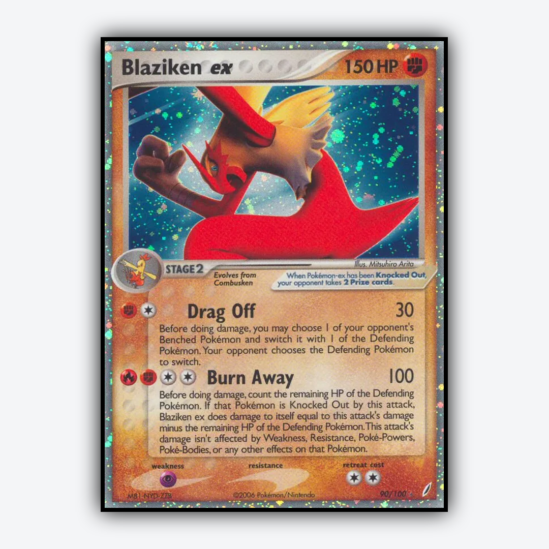Blaziken ex 090/100 - Crystal Guardians Set - Card Rug