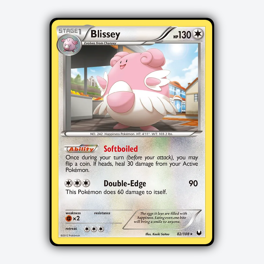 Blissey 082/108 - Dark Explorers Set - Card Rug