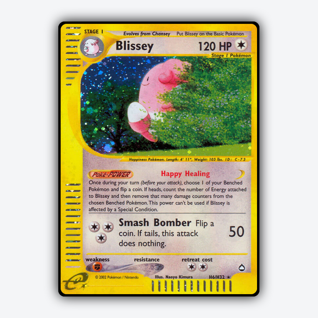 Blissey H006/147 - H006/147 Aquapolis Set - Card Rug