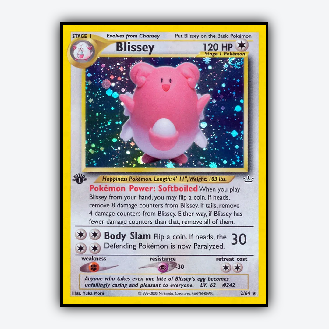 Blissey 002/64 - Neo Revelation Set - Card Rug