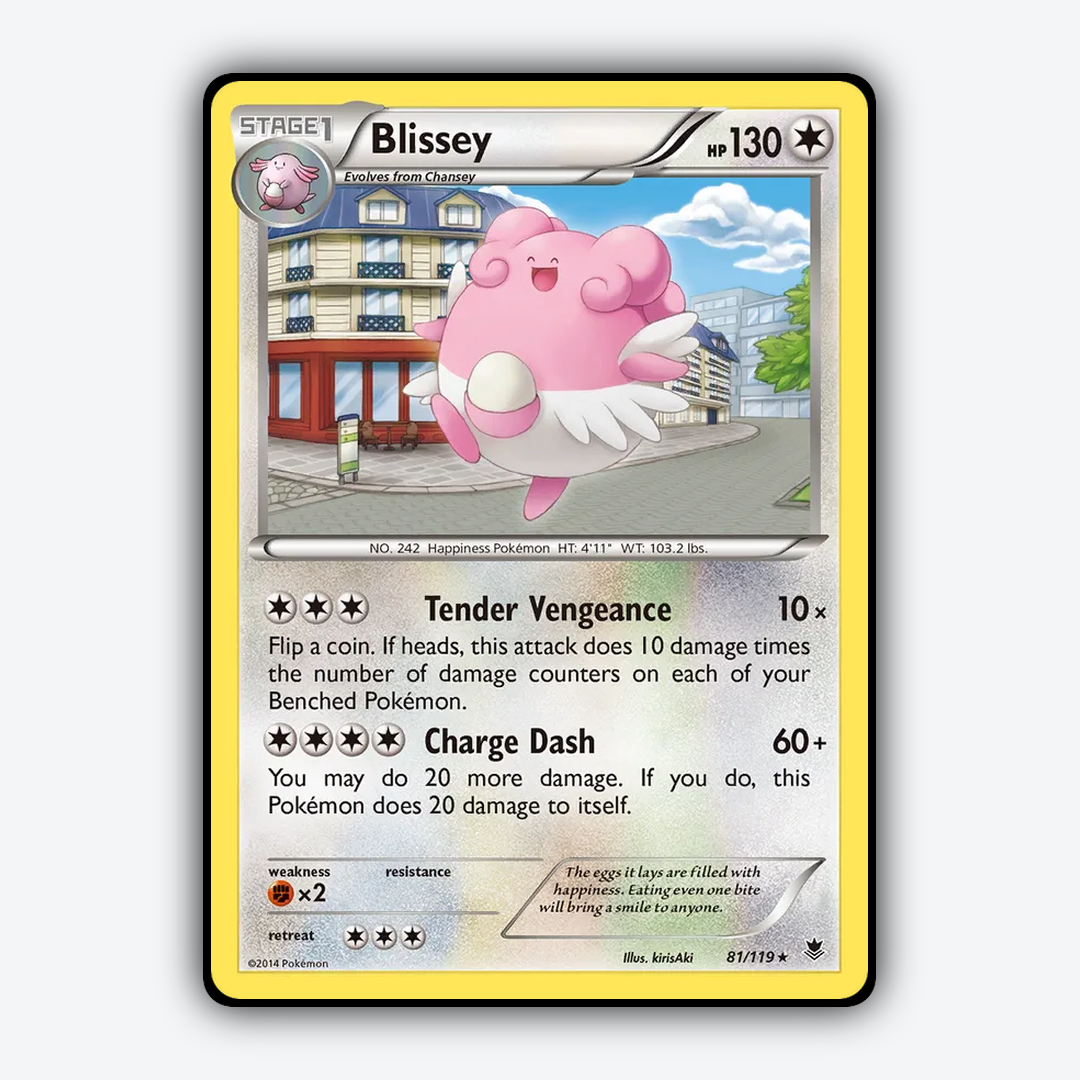 Blissey 081/119 - Phantom Forces Set - Card Rug