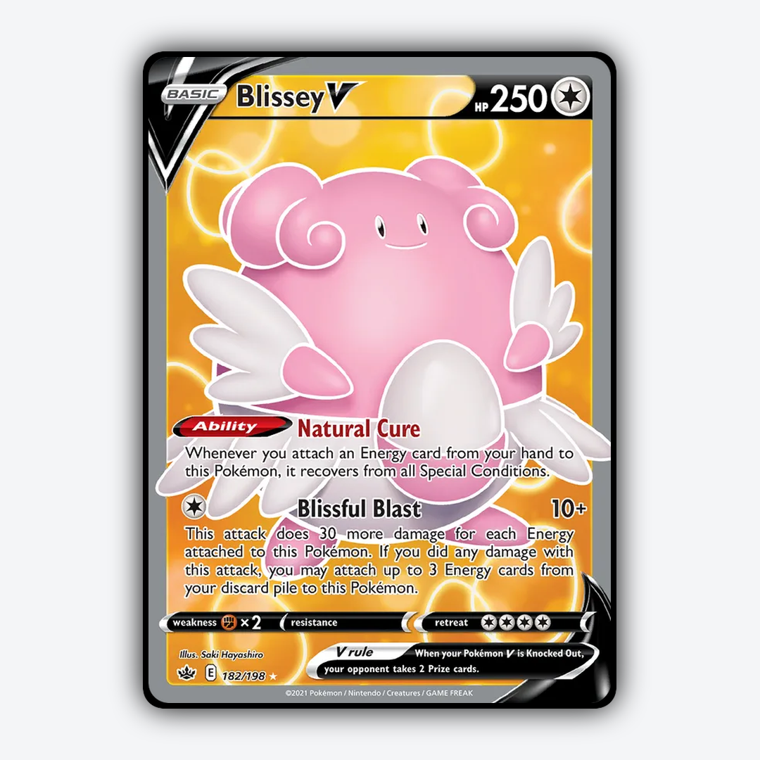Blissey V 182/198 - Chilling Reign Set - Card Rug