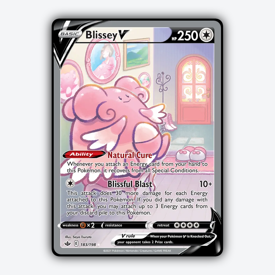 Blissey V 183/198 - Chilling Reign Set - Card Rug