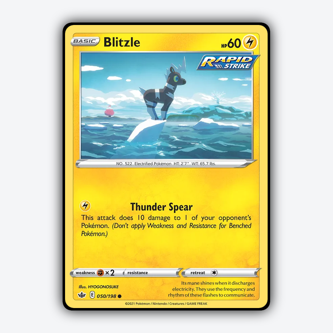 Blitzle 050/198 - Chilling Reign Set - Card Rug