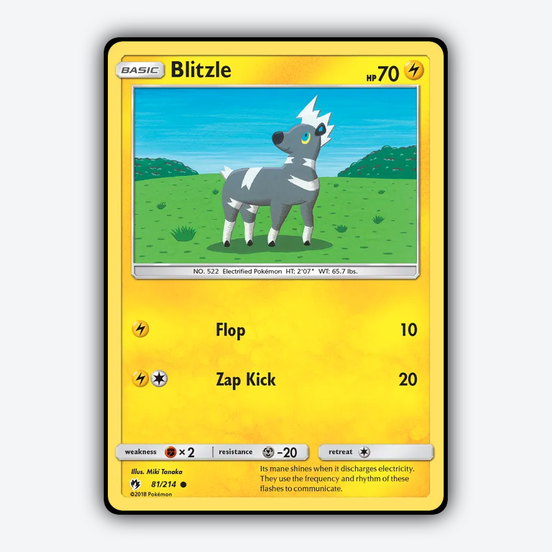 Blitzle 081/214 - Lost Thunder Set - Card Rug
