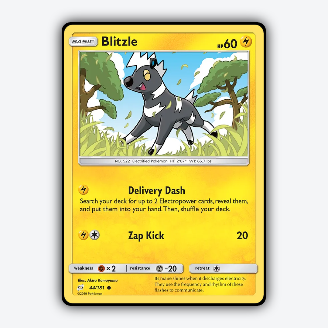 Blitzle 044/181 - Team Up Set - Card Rug