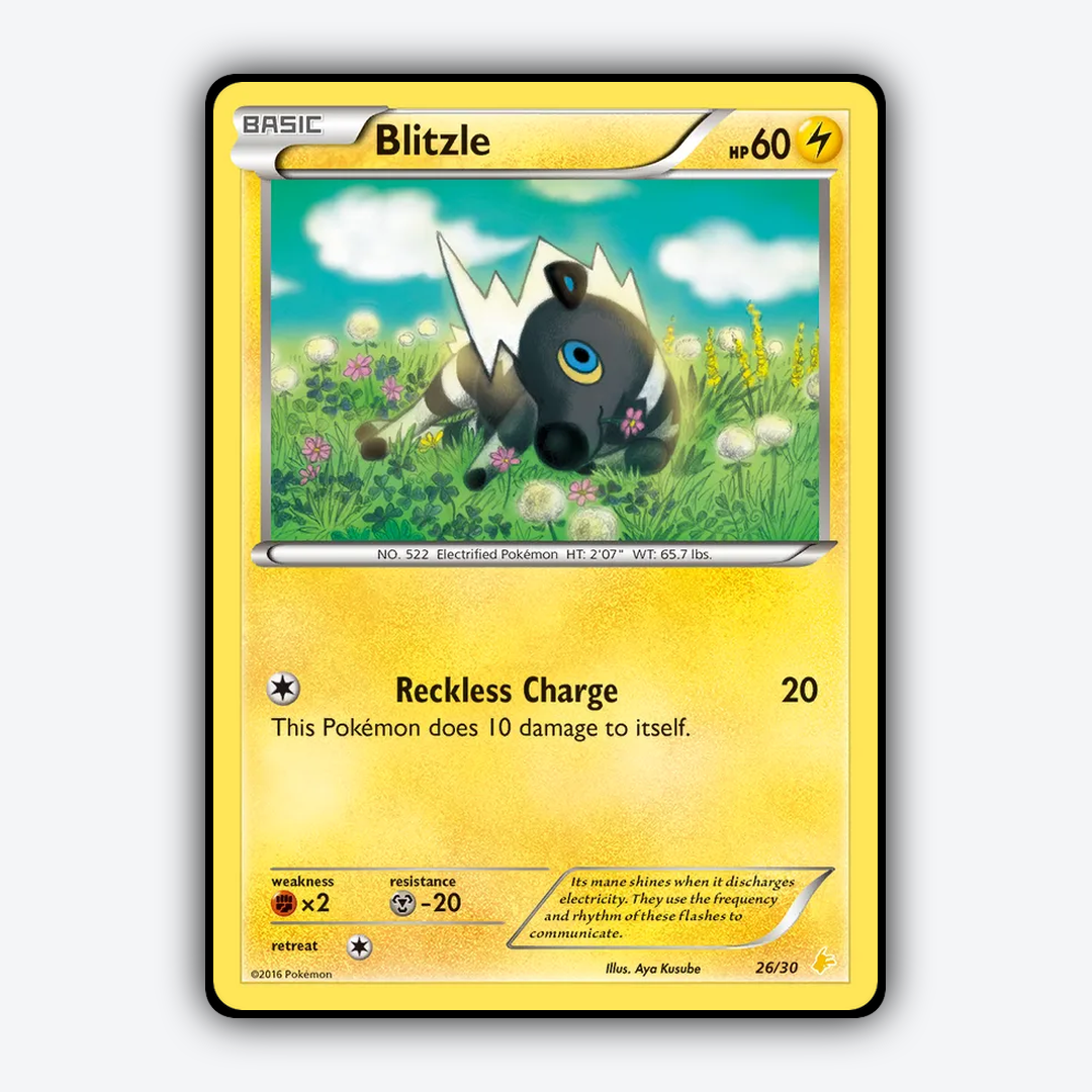 Blitzle 026/30 - XY Trainer Kit Pikachu Libre Set - Card Rug