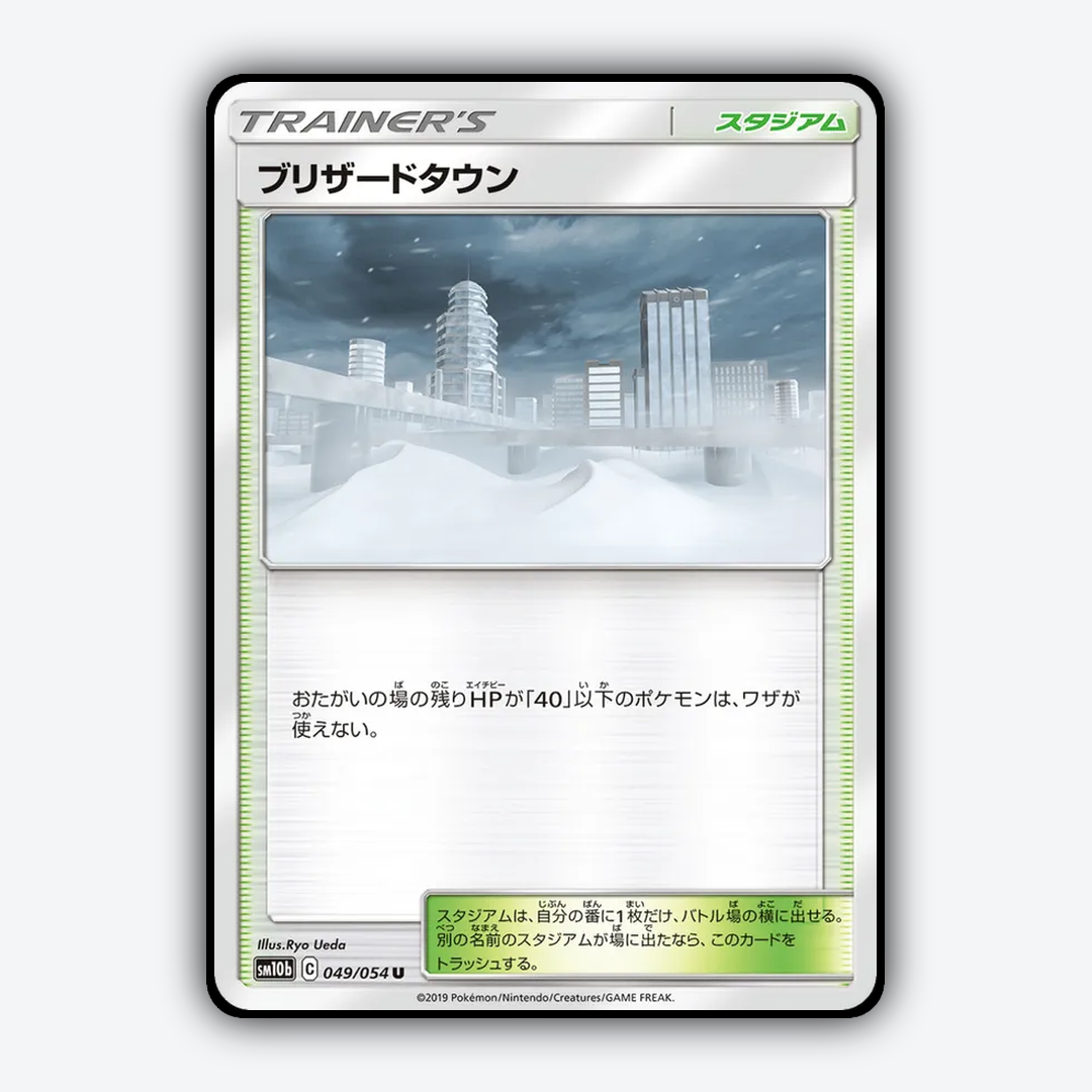 Blizzard Town 049/054 - Sky Legend Set - Card Rug (JP)
