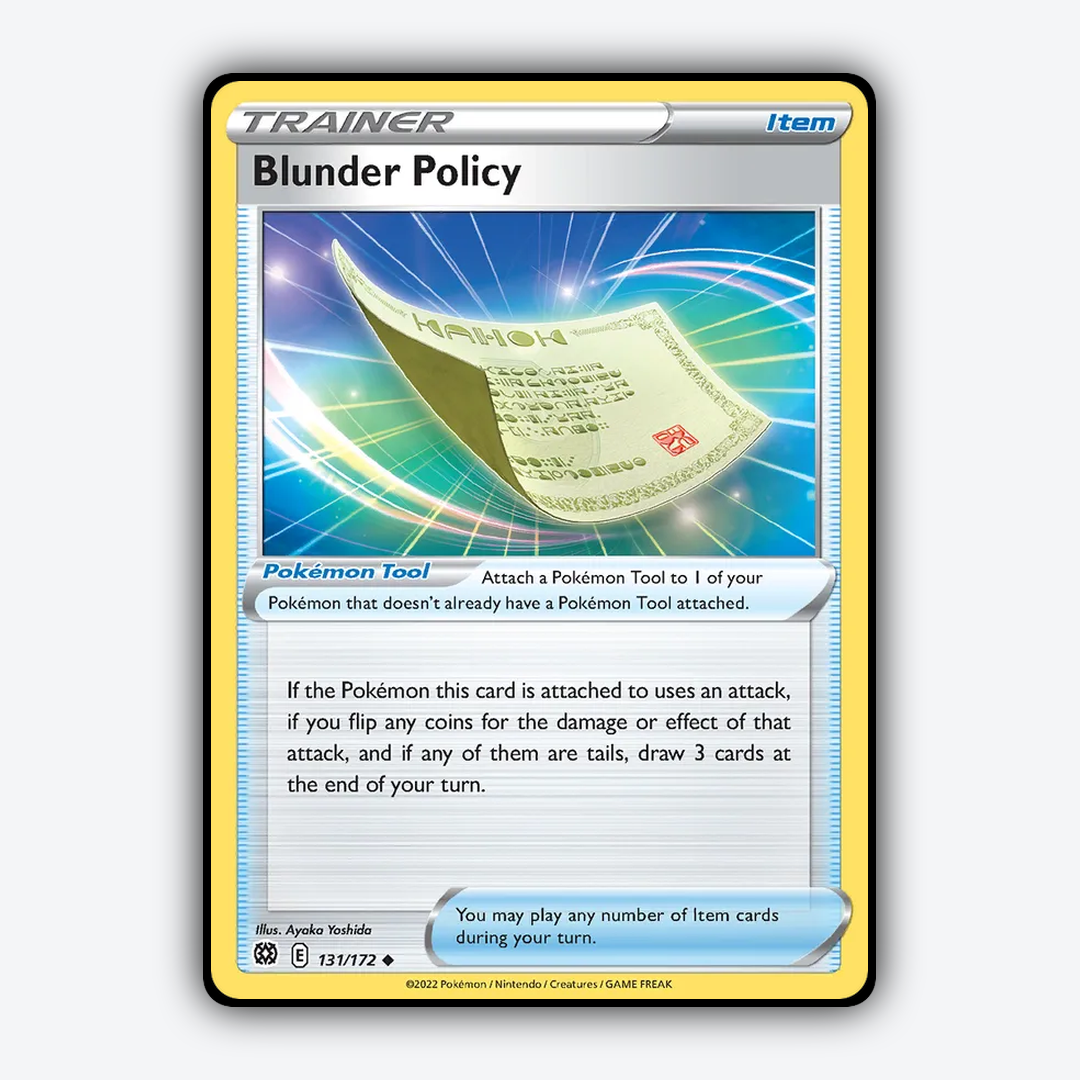 Blunder Policy 131/172 - Brilliant Stars Set - Card Rug