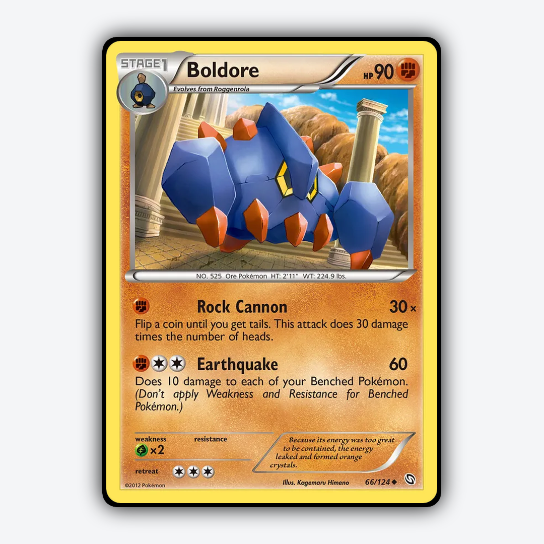 Boldore 066/124 - Dragons Exalted Set - Card Rug