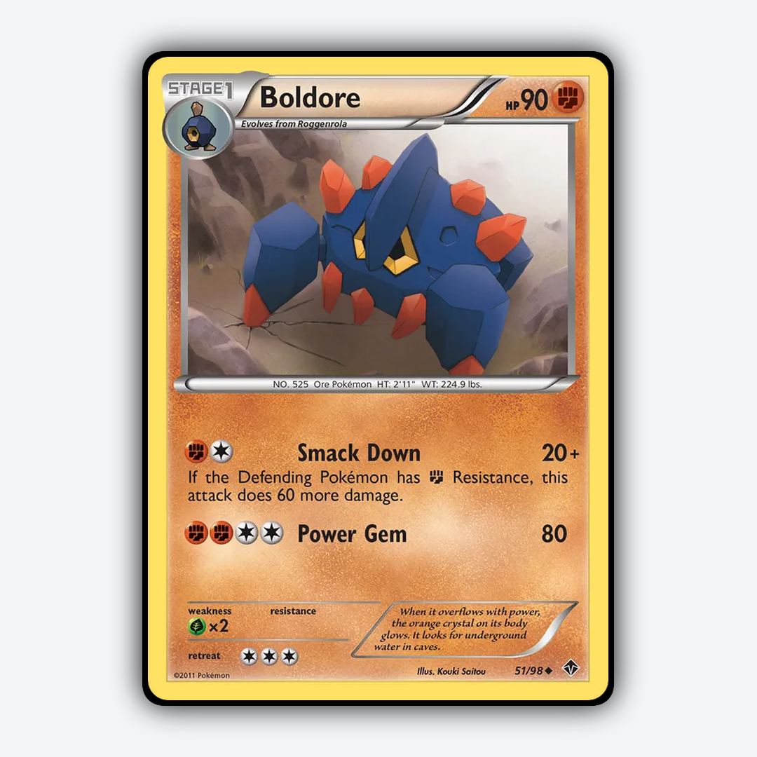 Boldore 051/98 - Emerging Powers Set - Card Rug