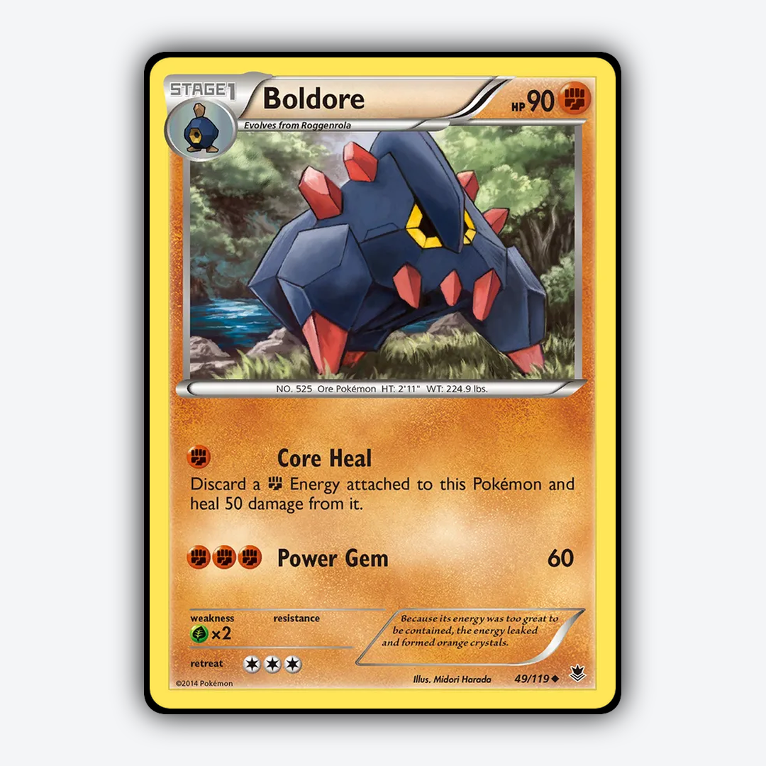 Boldore 049/119 - Phantom Forces Set - Card Rug