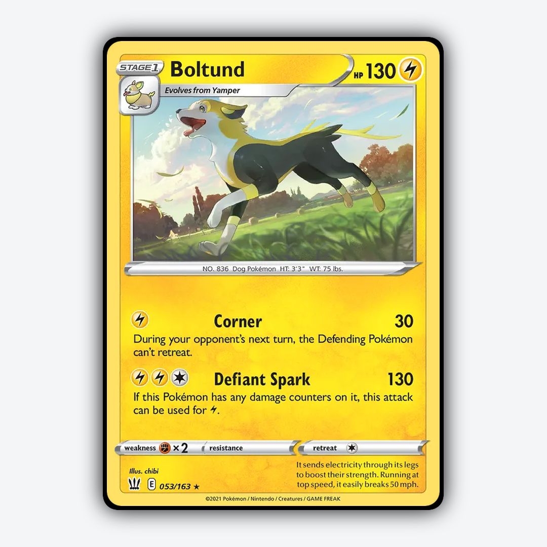Boltund 053/163 - Battle Styles Set - Card Rug