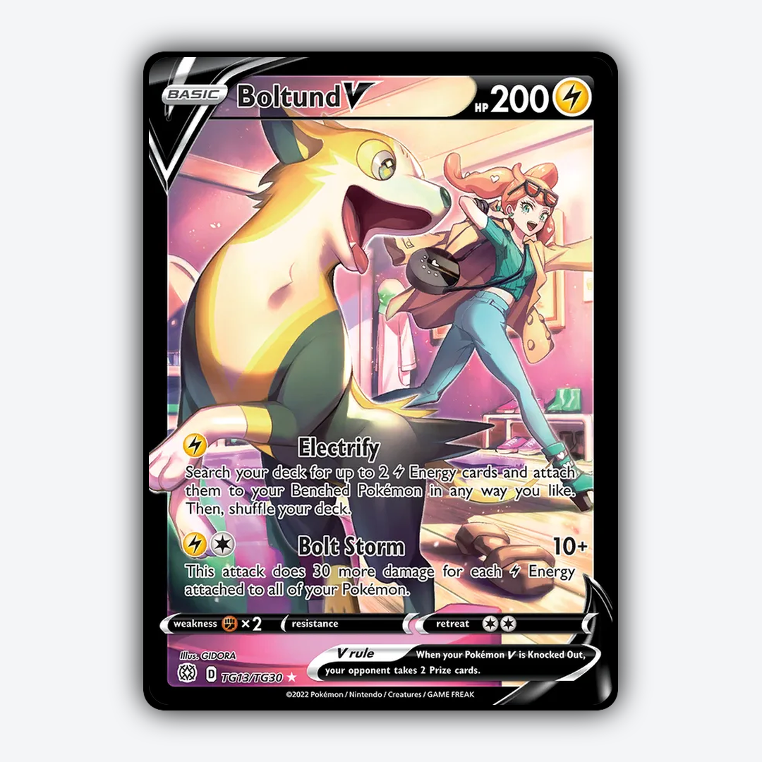 Boltund V TG013/30 - TG013/30 Brilliant Stars Trainer Gallery Set - Card Rug