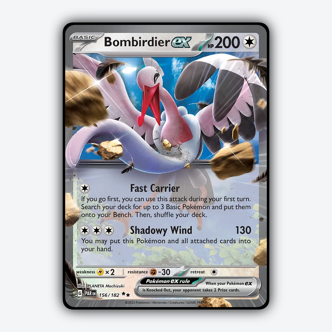 Bombirdier ex #156 - Paradox Rift Set - Card Rug