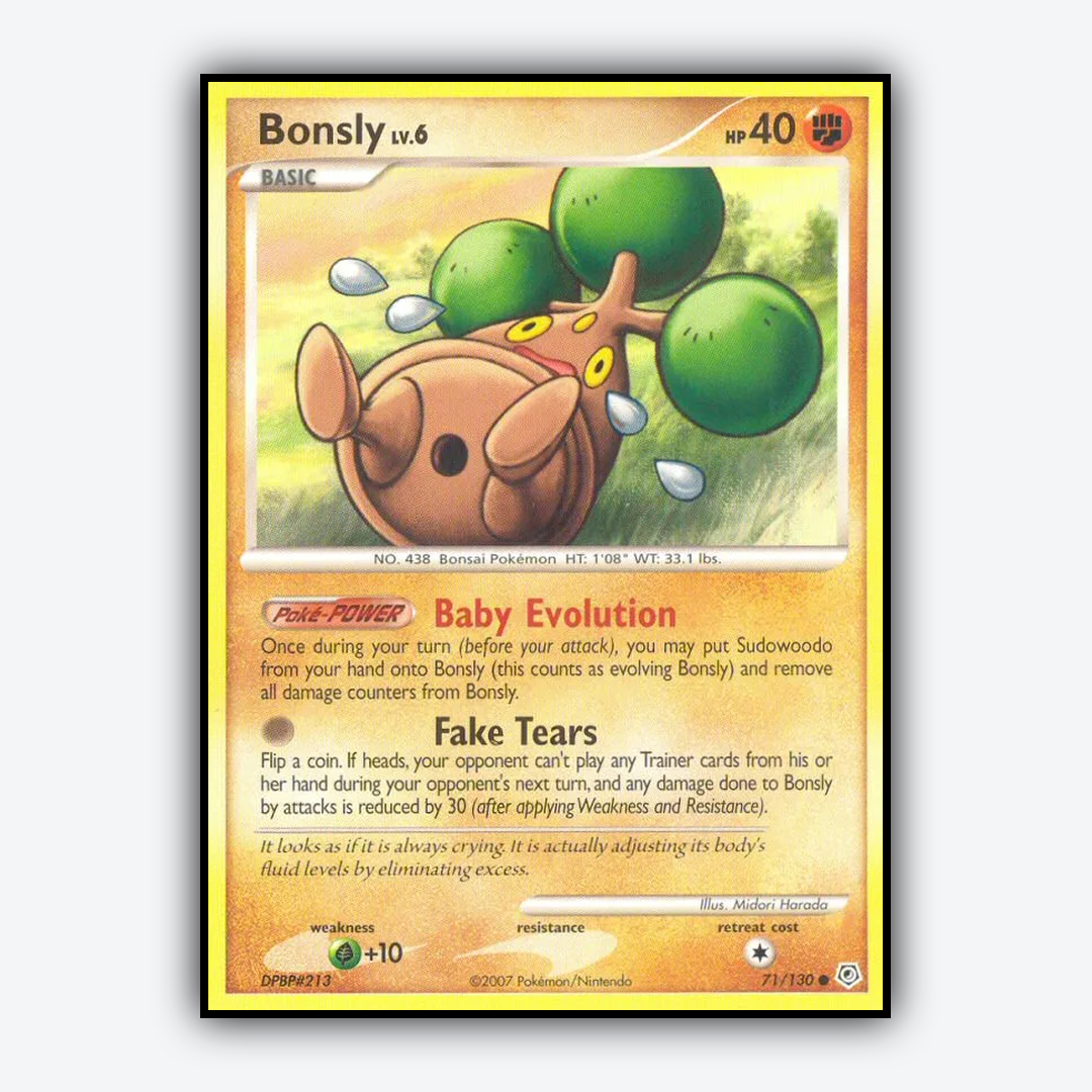 Bonsly 071/130 - Diamond & Pearl Set - Card Rug