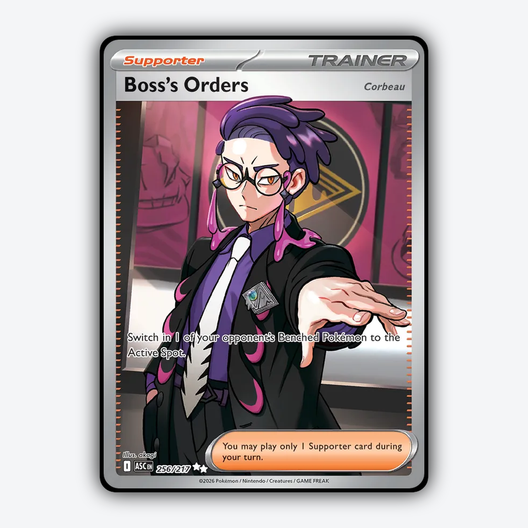 Boss's Orders 256/217 - Ascended Heroes Set - Card Rug