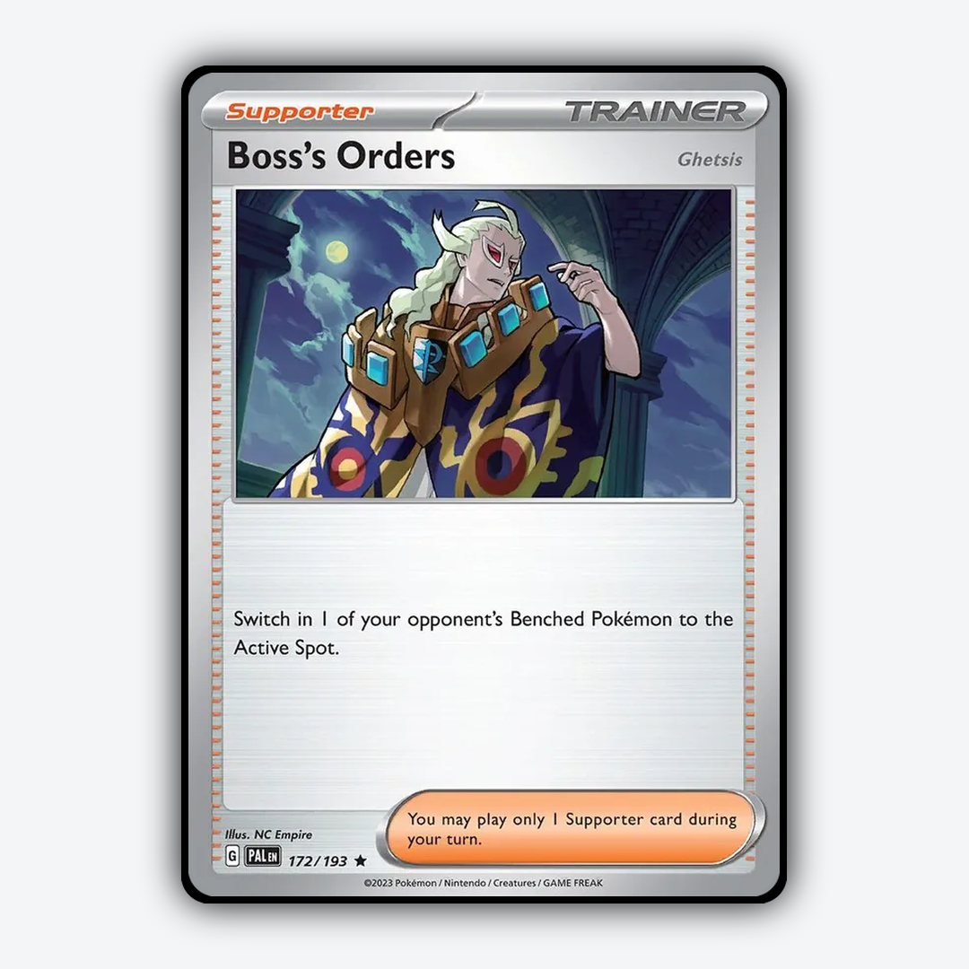 Boss’s Orders (Ghetsis) 172/193 - Paldea Evolved Set - Card Rug