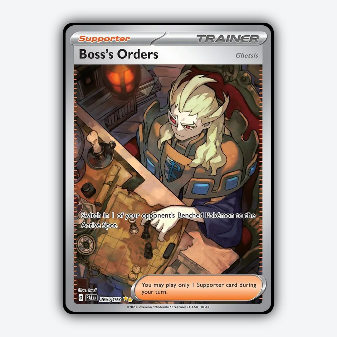 Boss’s Orders (Ghetsis) 265/193 - Paldea Evolved Set - Card Rug