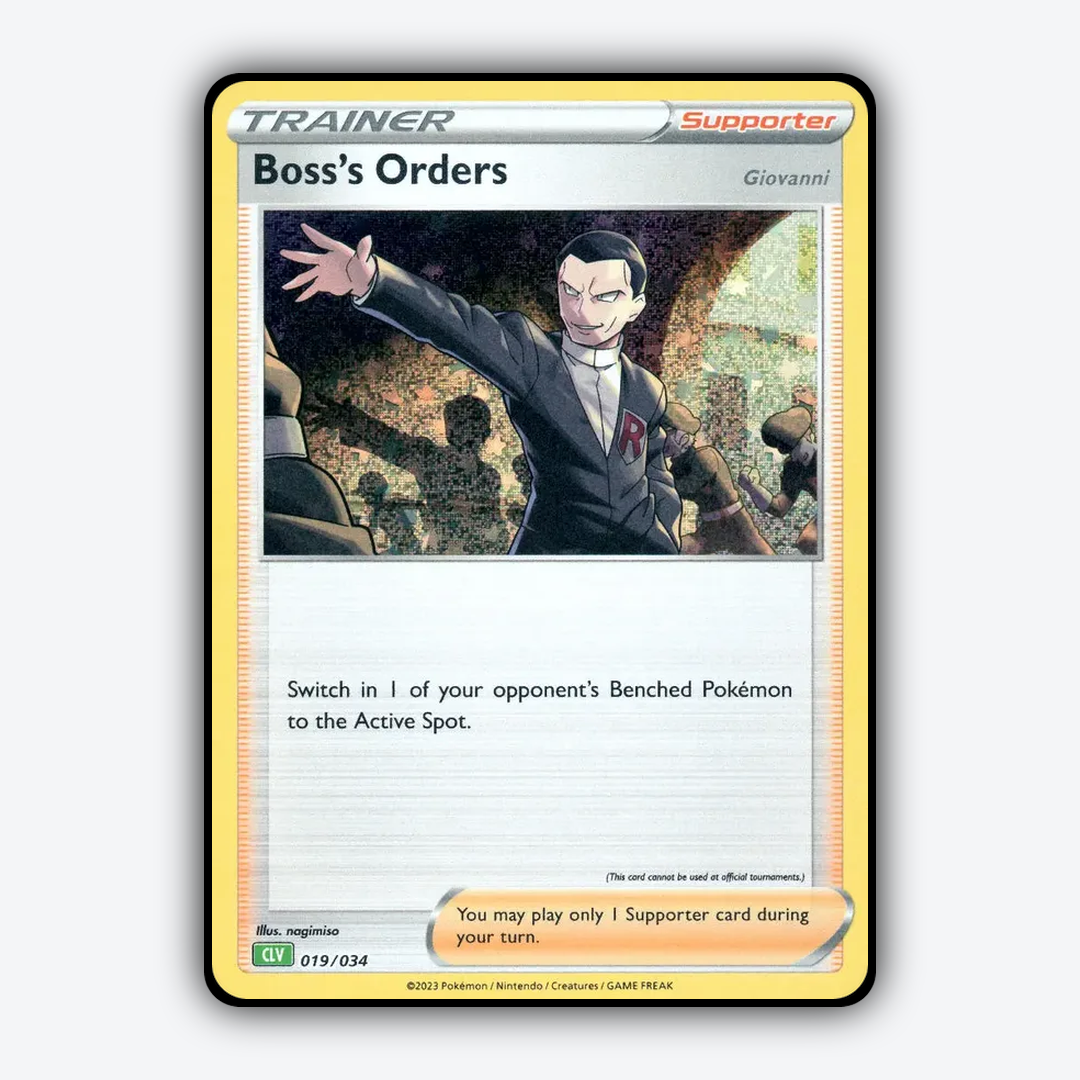 Boss’s Orders 019/034 - Pokémon TCG Classic - Venusaur Set - Card Rug