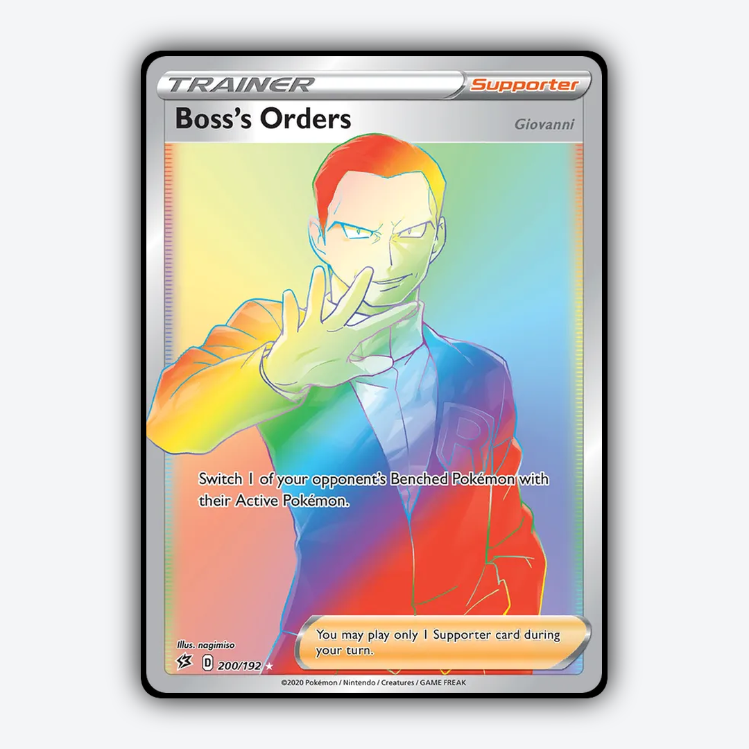 Boss's Orders 200/192 - Rebel Clash Set - Card Rug