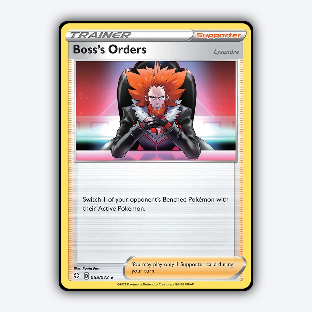 Boss's Orders 058/72 - Shining Fates Set - Card Rug