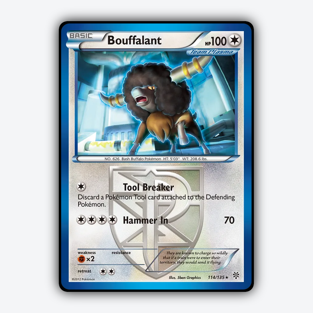 Bouffalant 114/135 - Plasma Storm Set - Card Rug