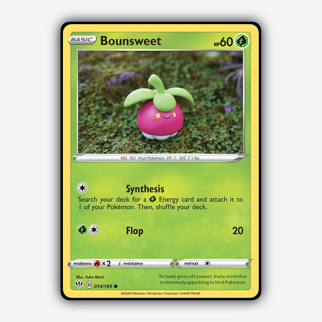 Bounsweet 014/189 - Darkness Ablaze Set - Card Rug