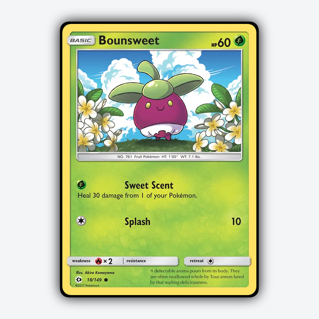 Bounsweet 018/149 - Sun & Moon Set - Card Rug