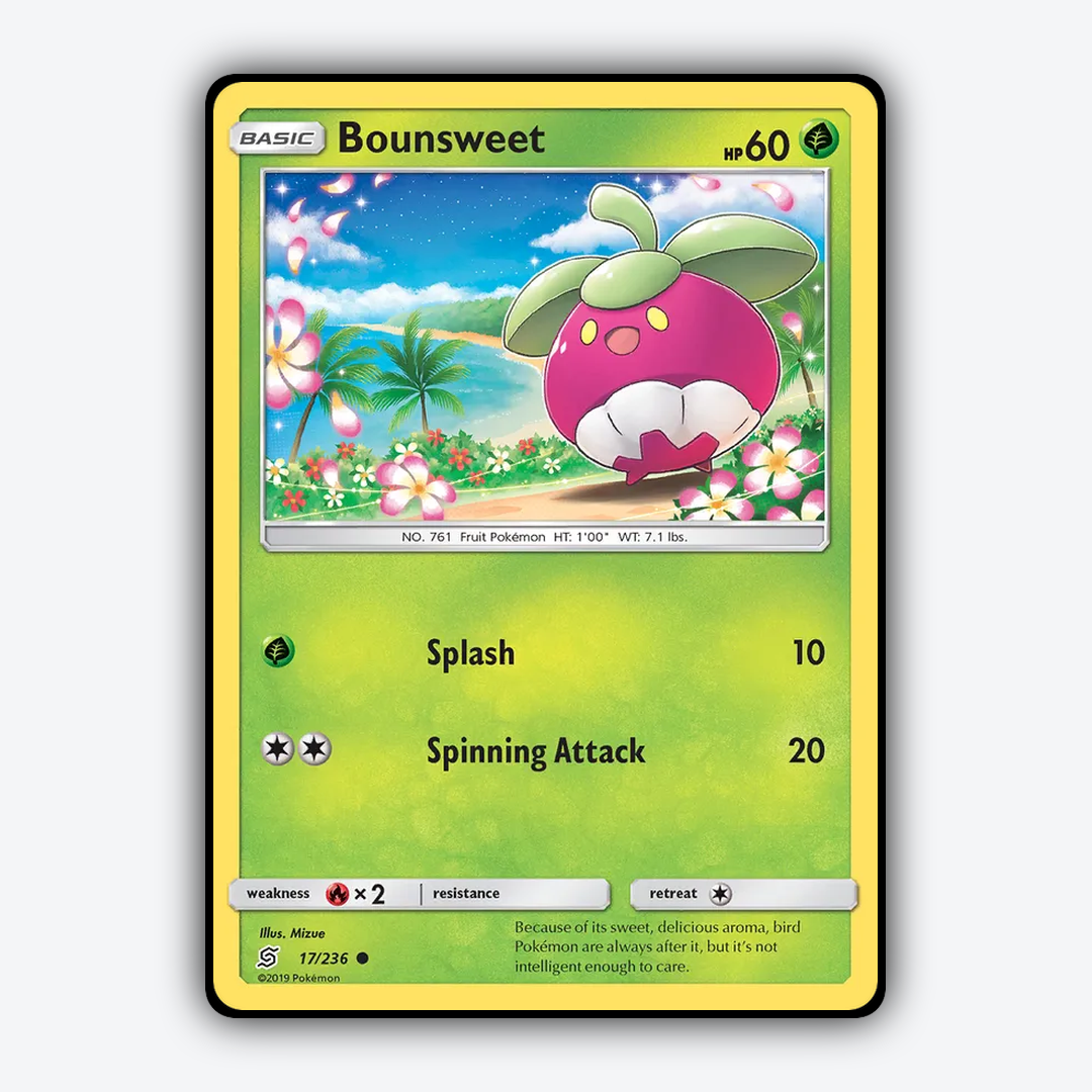 Bounsweet 017/236 - Unified Minds Set - Card Rug