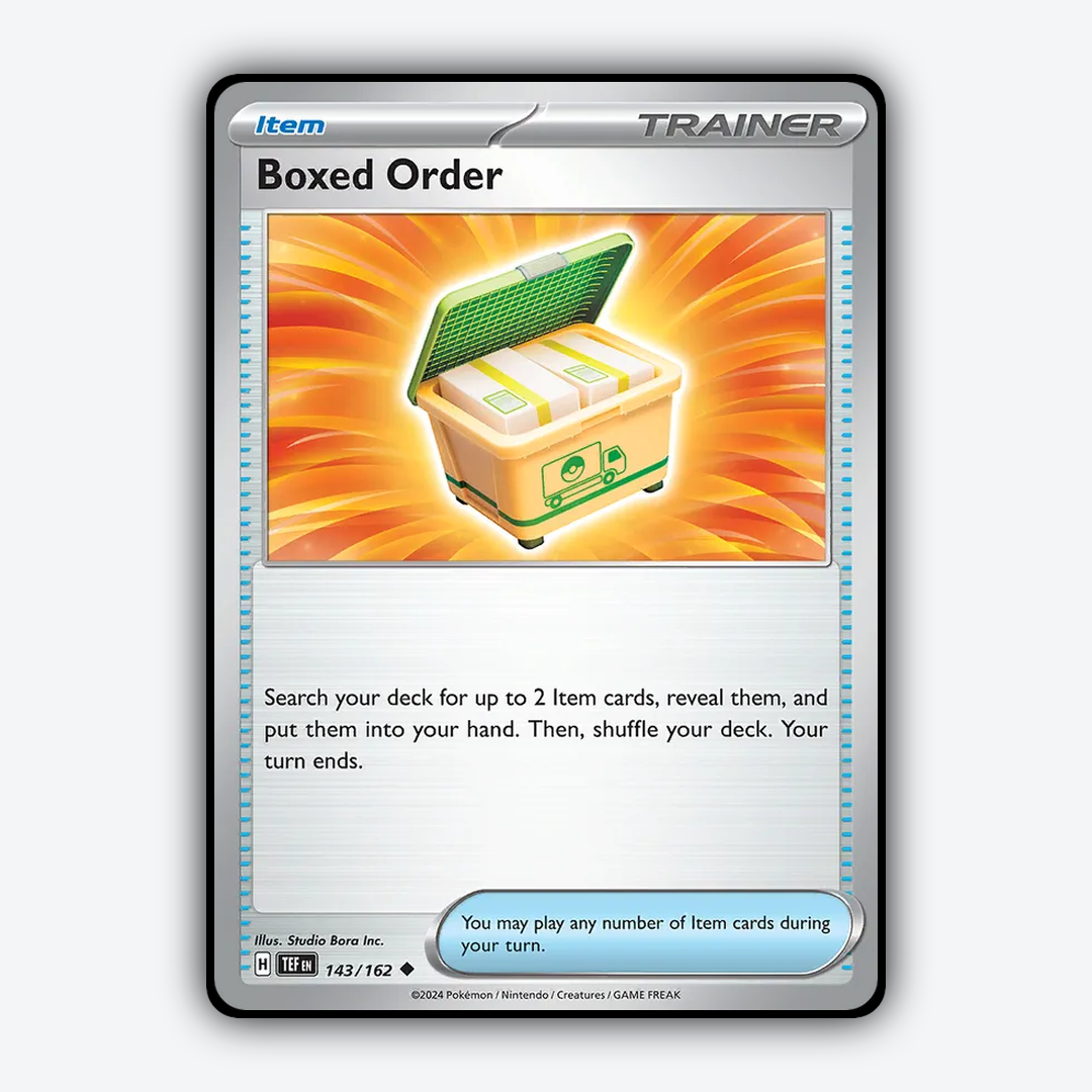 Boxed Order 143/162 - Temporal Forces Set - Card Rug