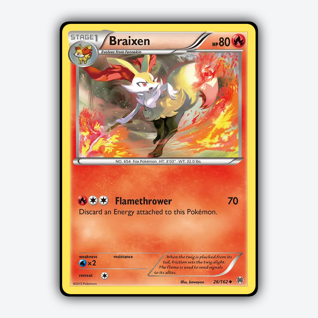 Braixen 026/162 - BREAKthrough Set - Card Rug