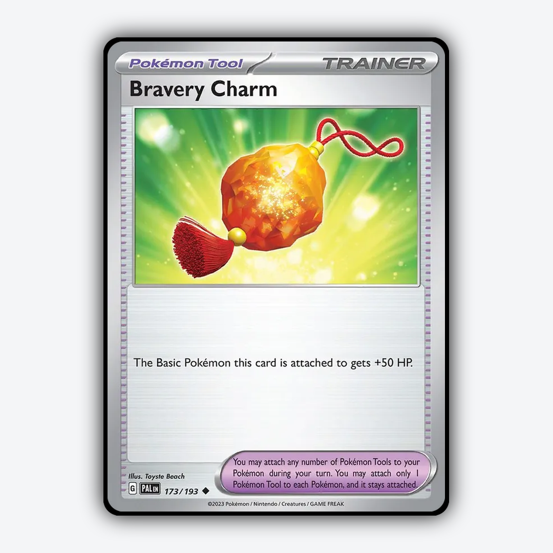 Bravery Charm 173/193 - Paldea Evolved Set - Card Rug