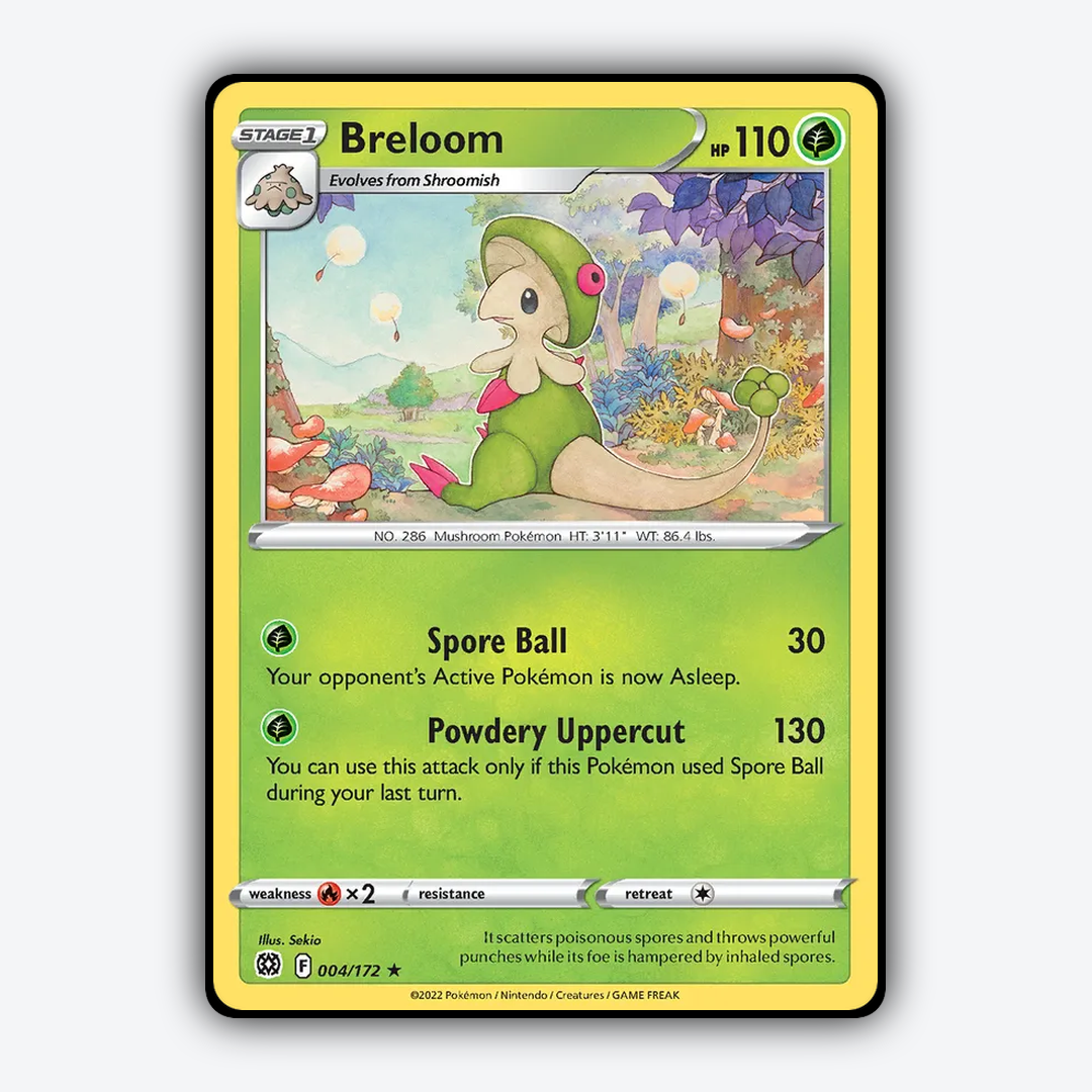 Breloom 004/172 - Brilliant Stars Set - Card Rug