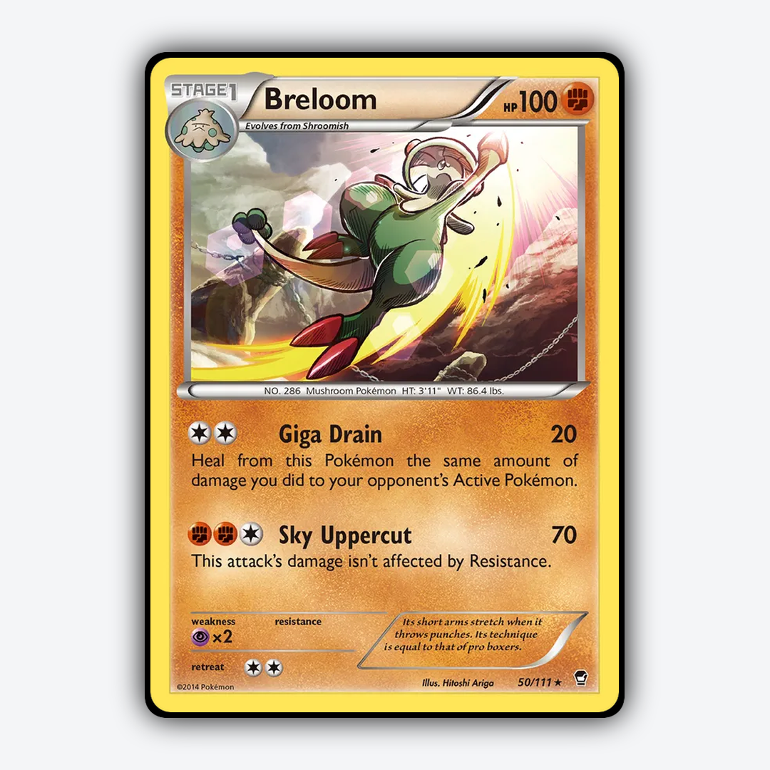 Breloom 050/111 - Furious Fists Set - Card Rug