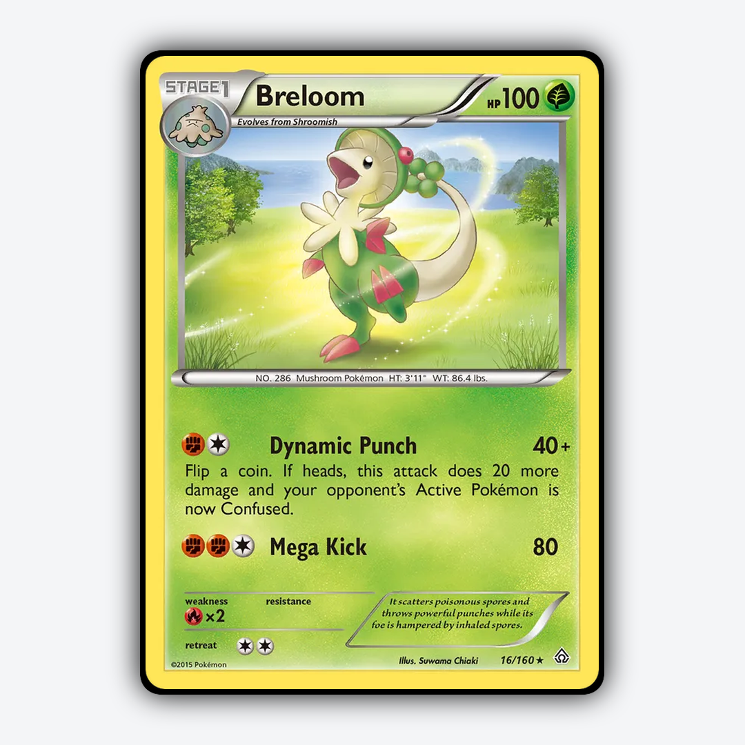 Breloom 016/160 - Primal Clash Set - Card Rug