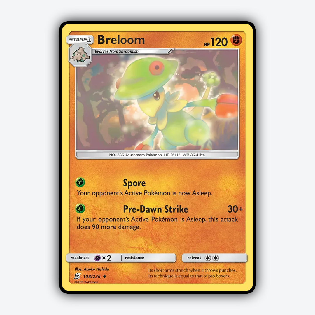 Breloom 108/236 - Unified Minds Set - Card Rug