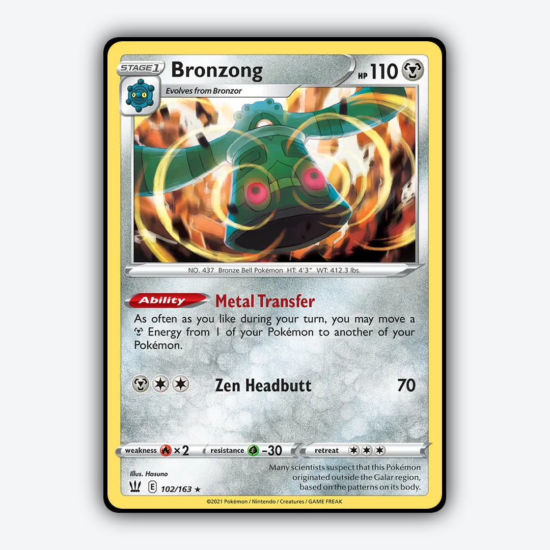 Bronzong 102/163 - Battle Styles Set - Card Rug