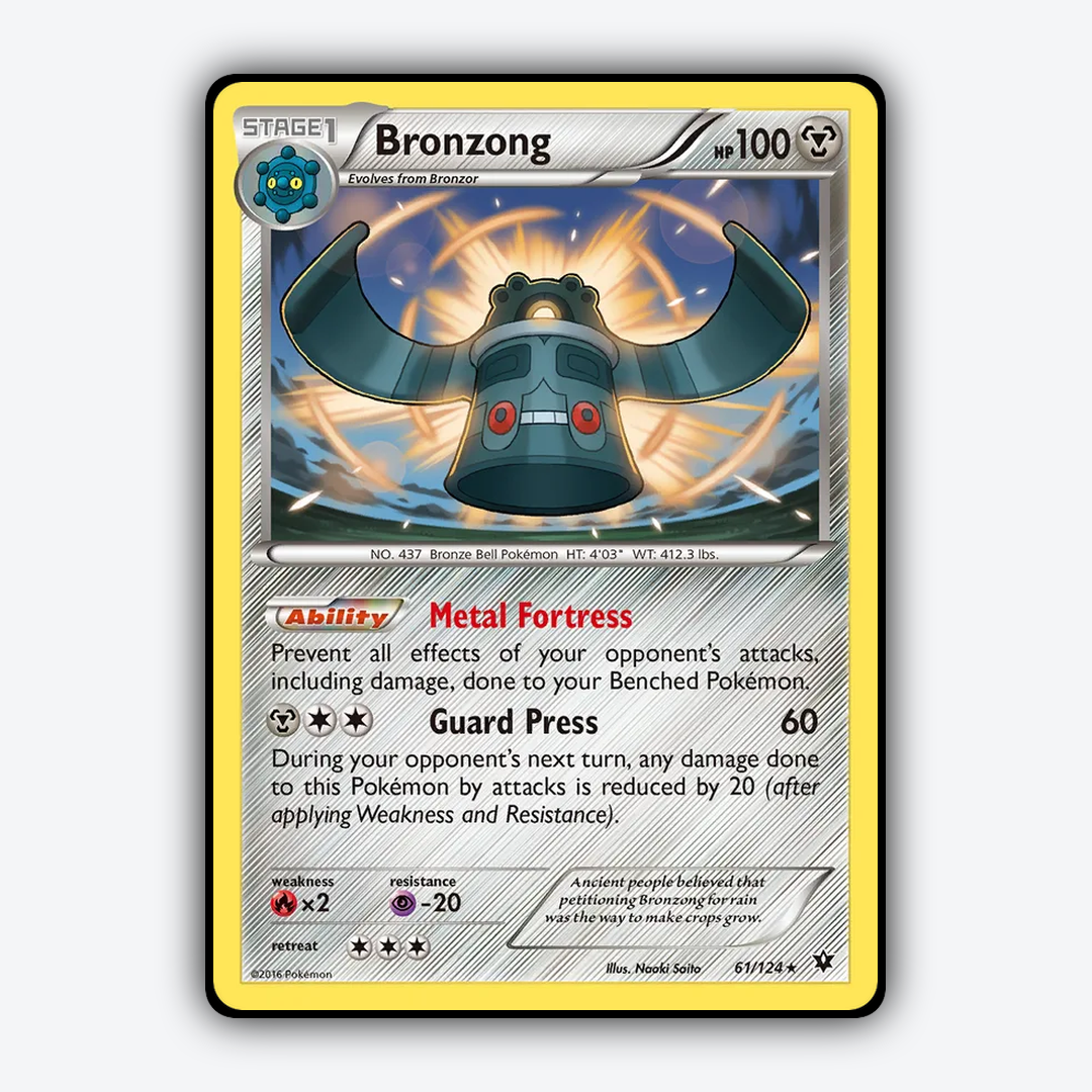 Bronzong 061/124 - Fates Collide Set - Card Rug