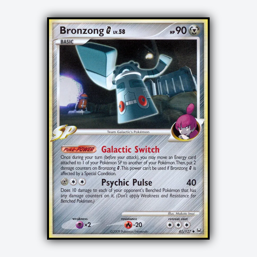Bronzong G 041/127 - Platinum Set - Card Rug