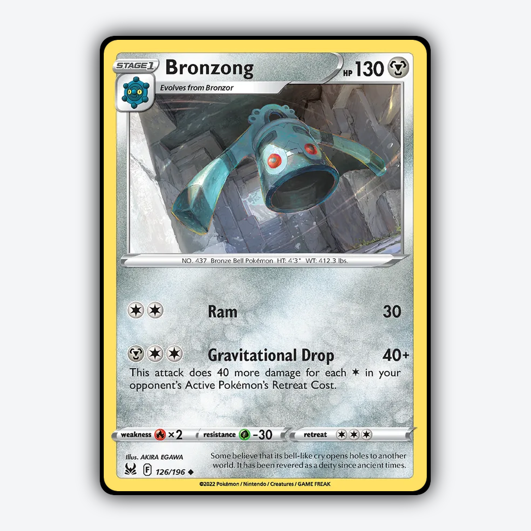 Bronzong 126/196 - Lost Origin Set - Card Rug