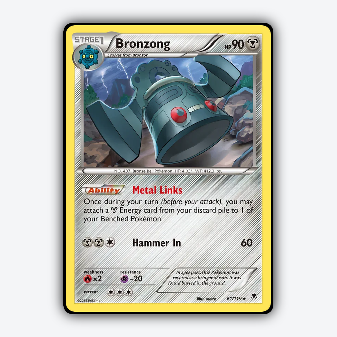 Bronzong 061/119 - Phantom Forces Set - Card Rug