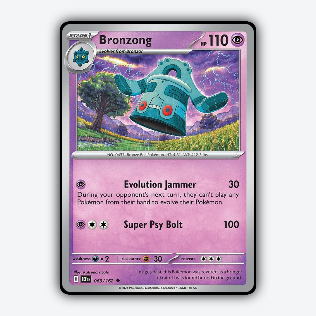 Bronzong 069/162 - Temporal Forces Set - Card Rug