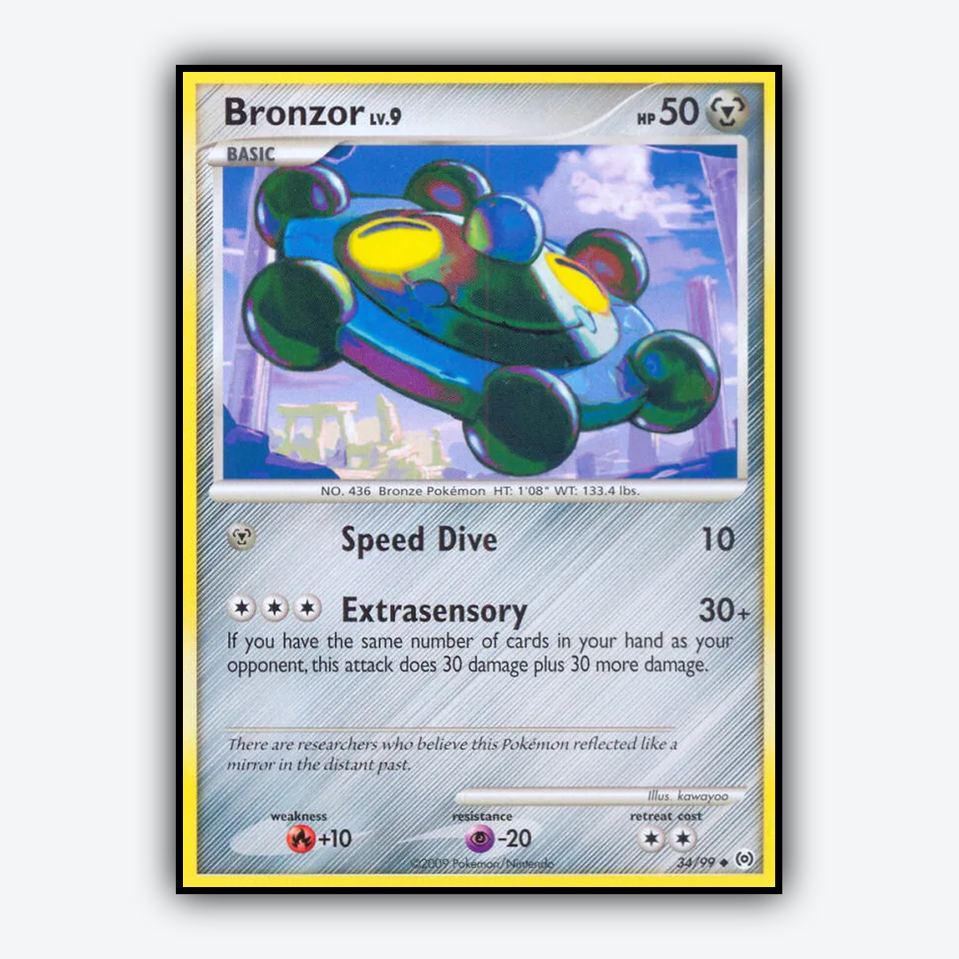 Bronzor 034/99 - Arceus Set - Card Rug