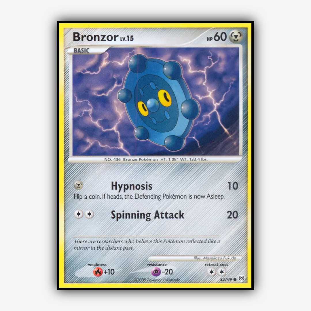 Bronzor 054/99 - Arceus Set - Card Rug